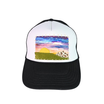 Patch Hat - BLK Green Valley