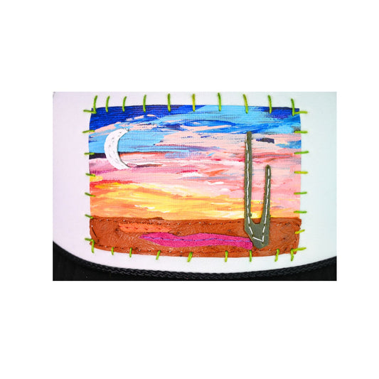 Patch Hat - BLK Desert Crescent Moon