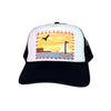 Patch Hat - Sailboat Hat Orange Sky