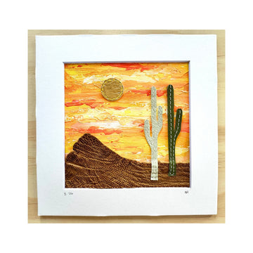 Unframed Art - The Two Cacti