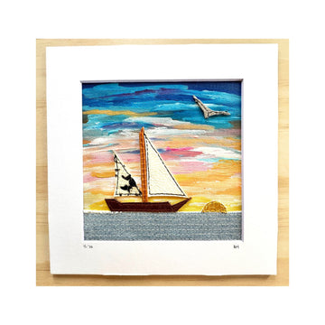 Unframed Art - Sunset Cruise