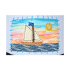 Patch Hat - BLK Sailboat Foil Sun Denim Ocean #3