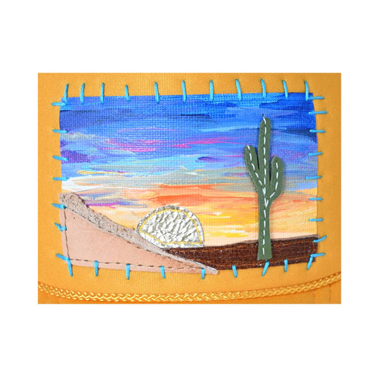 Patch Hat - YEL Desert Painted Sky 1 cactus