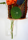 Plant Propagation Altar - Handmade Leather & Mixed Media Wall Art