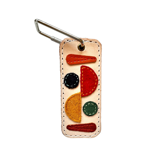 Leather Key Fob - Shapes