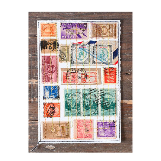 Handmade Card - Postage Stamps